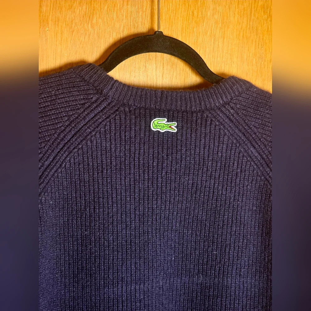 MADE IN FRANCE LACOSTE CROCODILE SWEATER 100% WOOL